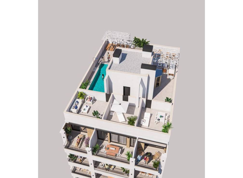 For sale - Penthouse - Torrevieja - Playa de El Cura