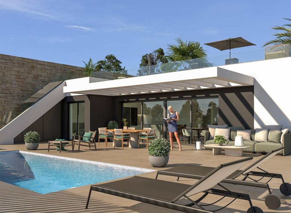 For sale - Semi Detached / Linked Villa - Alicante - Mutxamel