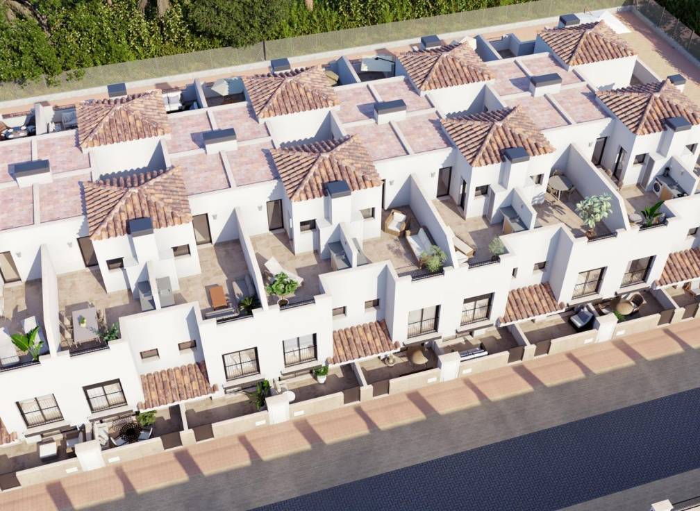 For sale - Semi Detached / Linked Villa - Los Alcazares - Santa Rosalía Village 