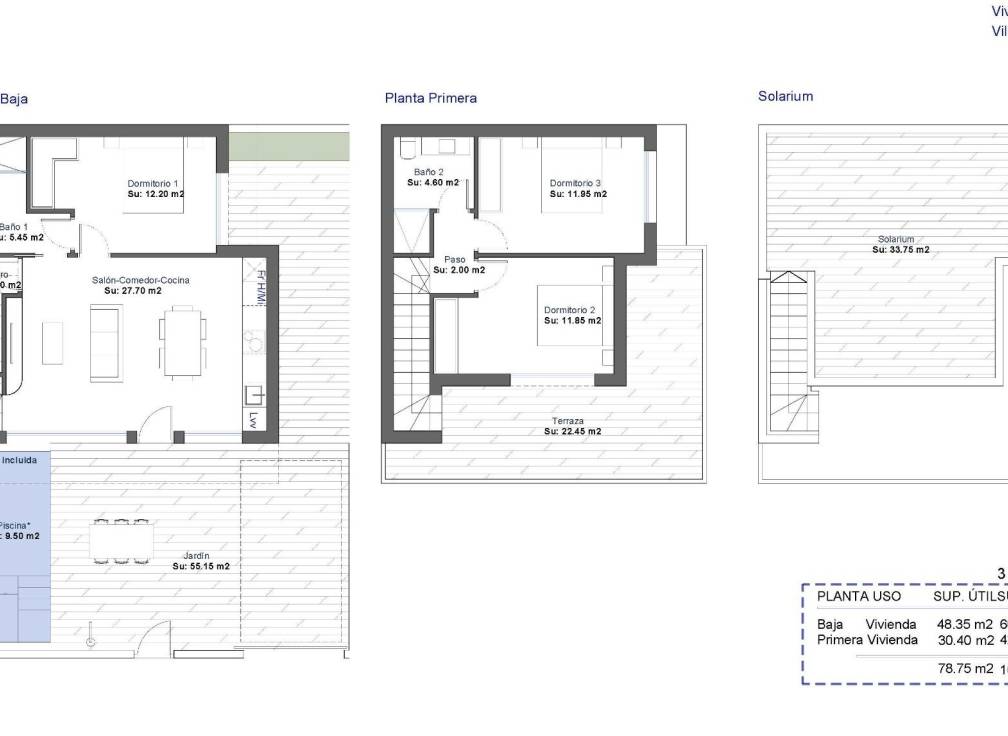 For sale - Semi Detached / Linked Villa - Mazarron - Condado De Alhama Golf Resort