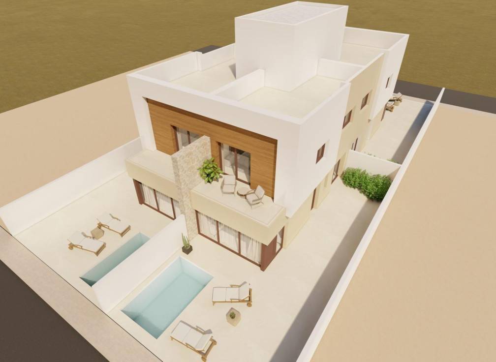 For sale - Semi Detached / Linked Villa - San Javier & San Pedro Del Pinatar - Santiago De La Ribera