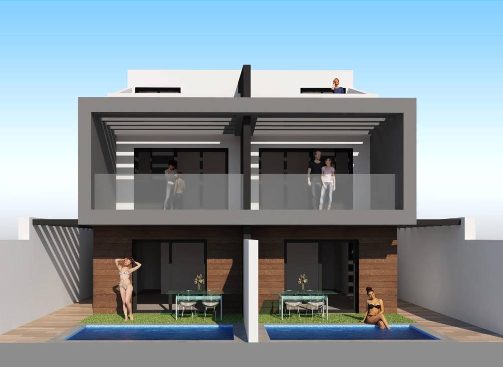 For sale - Semi Detached / Linked Villa - San Javier & San Pedro Del Pinatar - Santiago De La Ribera