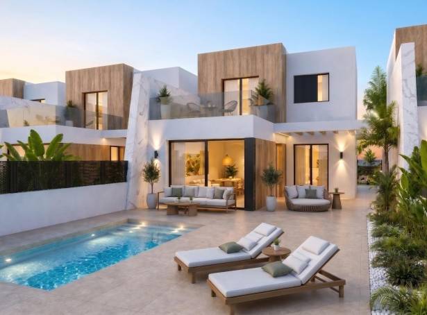 Semi Detached / Linked Villa - For sale - Los Alcazares - Santa Rosalia Lake Resort