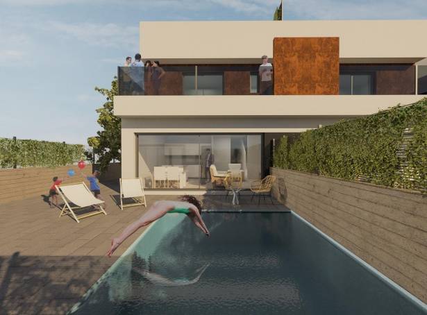 Semi Detached / Linked Villa - For sale - San Javier & San Pedro Del Pinatar - Santiago De La Ribera