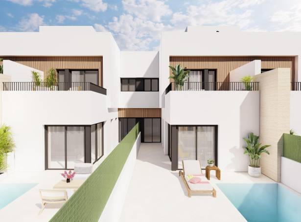 Semi Detached / Linked Villa - For sale - San Javier & San Pedro Del Pinatar - Santiago De La Ribera
