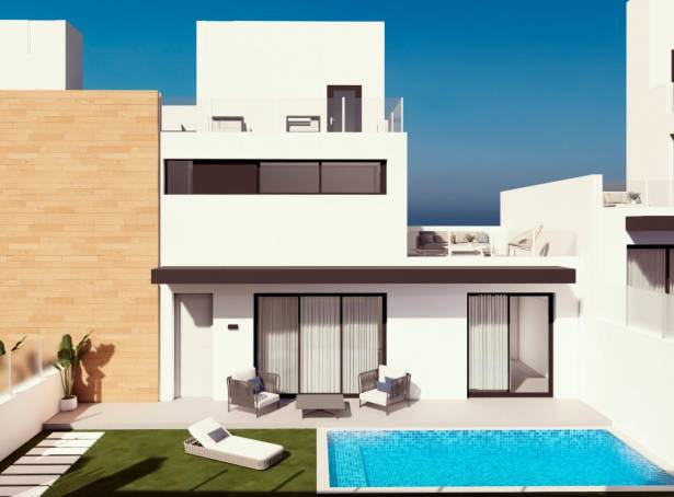 For sale - Semi Detached / Linked Villa - Orihuela Costa - Villamartin