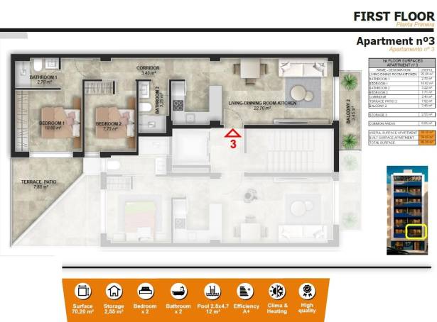 For sale - Apartment - Torrevieja - Playa del Acequión