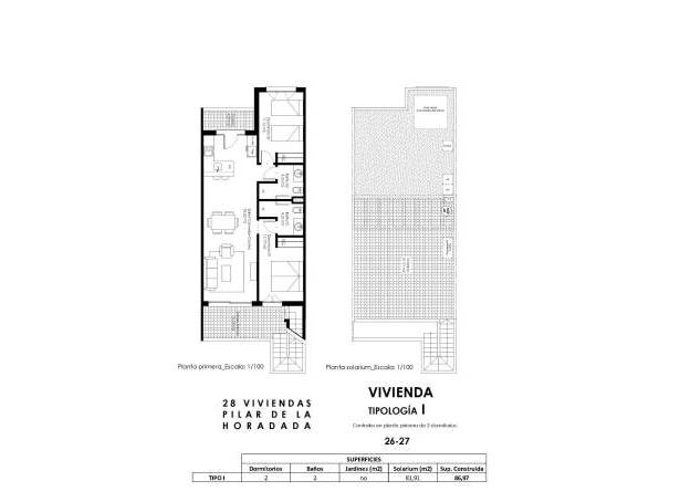 For sale - Bungalow - Pilar de La Horadada - pueblo