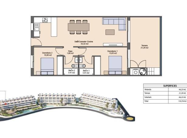 For sale - Apartment - Finestrat & Sierra Cortina