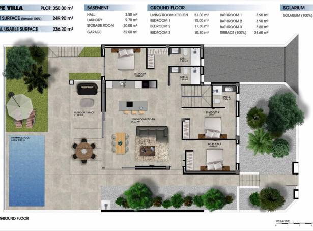 For sale - Detached Villa - Los Alcazares - Serena Golf Resort