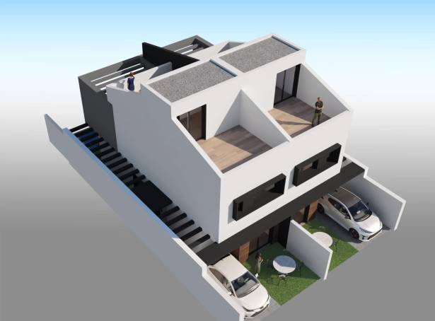 For sale - Semi Detached / Linked Villa - San Javier & San Pedro Del Pinatar - Santiago De La Ribera