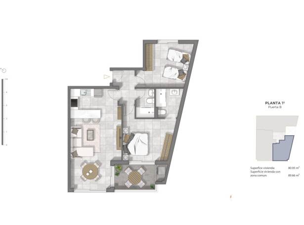 For sale - Apartment - Guardamar del Segura - Pueblo