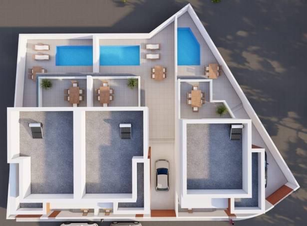 For sale - Semi Detached / Linked Villa - Guardamar & Vega Baja - Daya Nuevo