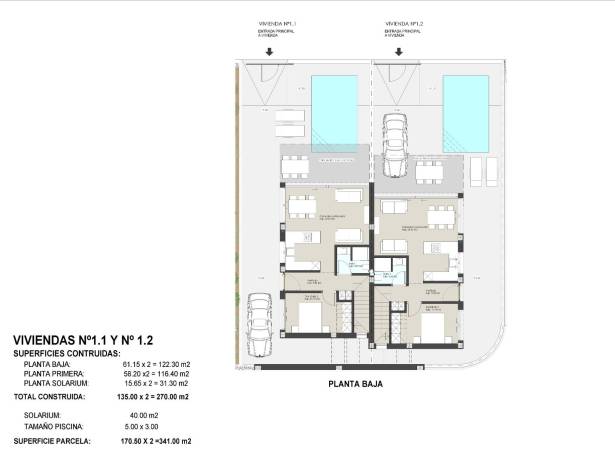 For sale - Semi Detached / Linked Villa - Pilar De La Horadada - Torre De La Horadada