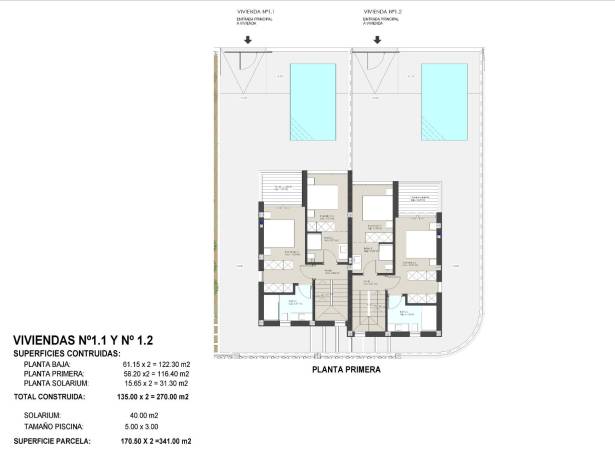 For sale - Semi Detached / Linked Villa - Pilar De La Horadada - Torre De La Horadada