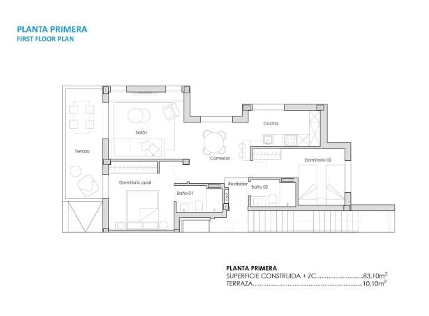 For sale - Apartment - Torre Pacheco - Santa Rosalia Lake Resort