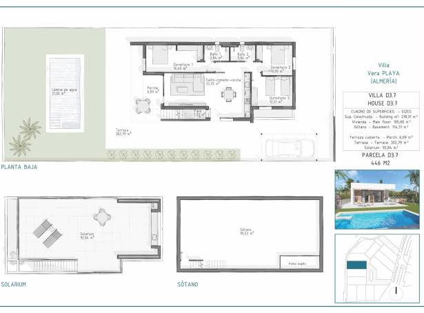 For sale - Villa - Vera - Pueblo Salinas