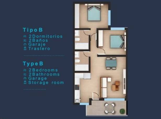 For sale - Top Floor Bungalow - San Pedro del Pinatar - Los Pinos