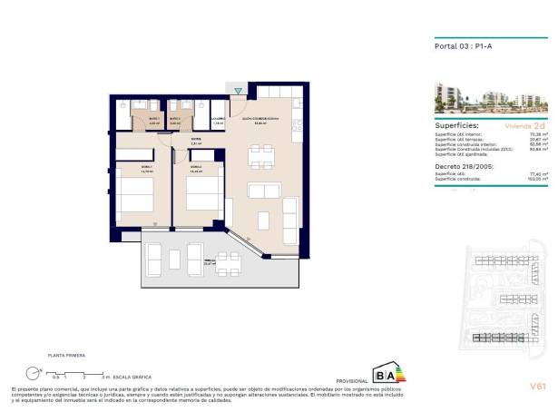 For sale - Apartment - Almeria City - Almerimar