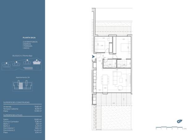 For sale - Ground floor apartment - la Nucia - Puerto Azul
