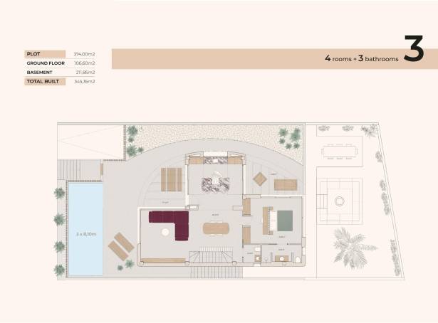 For sale - Villa - Algorfa - La Finca Golf