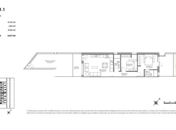 For sale - Ground Floor Bungalow - Puerto de Mazarron - Playa Negra