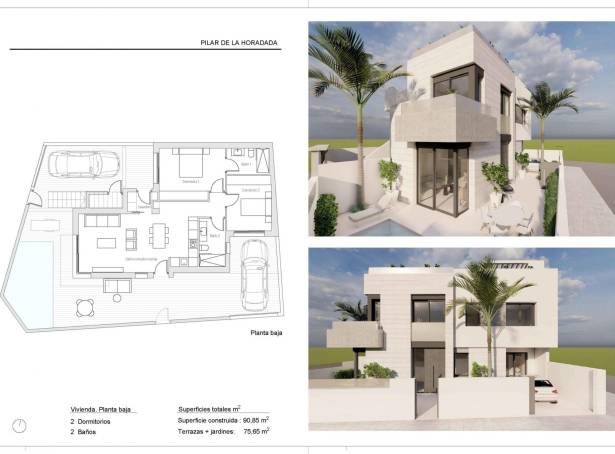 For sale - Bungalow - Pilar de La Horadada - Zona Pueblo