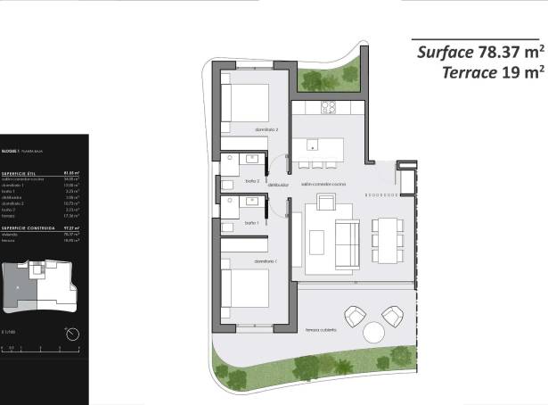 For sale - Ground floor apartment - Guardamar del Segura - El Raso