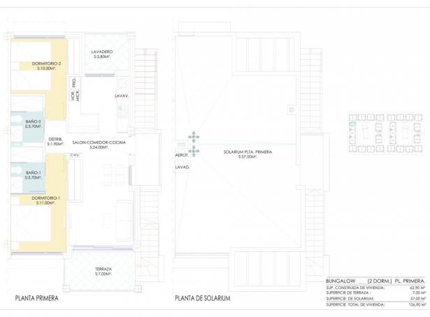 For sale - Bungalow - Torrevieja - Los Balcones