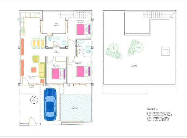 For sale - Semi Detached / Linked Villa - San Javier & San Pedro Del Pinatar - Avileses