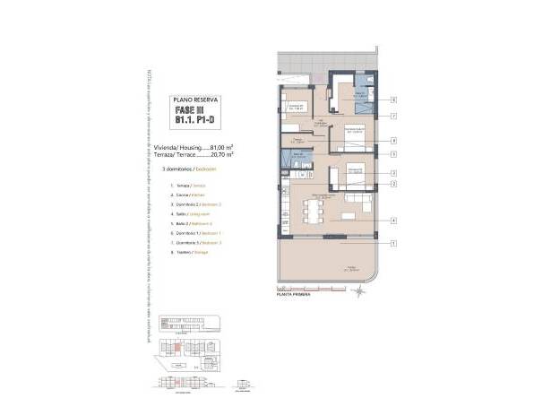 For sale - Apartment - Los Alcazares - La Serena Golf