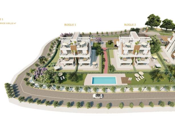 For sale - Apartment - Fuente Alamo - Hacienda Del Alamo Golf Resort