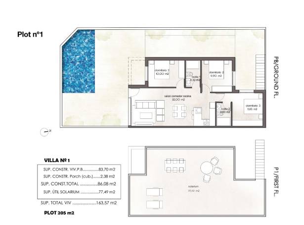 For sale - Semi Detached / Linked Villa - Pilar De La Horadada - Pilar De La Horadada 