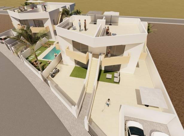 For sale - Semi Detached / Linked Villa - Mazarron - Puerto De Mazarron