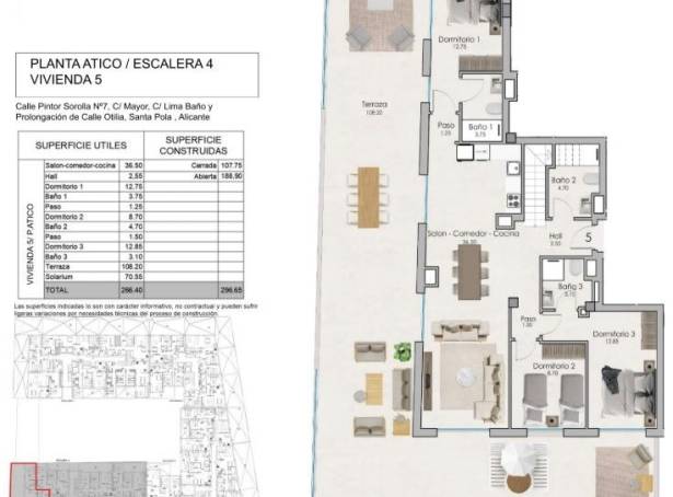 For sale - Penthouse - Santa Pola - Estacion de autobuses