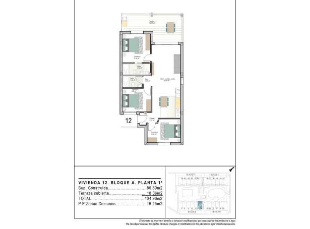 For sale - Apartment - San Javier & San Pedro Del Pinatar - San Cayetano