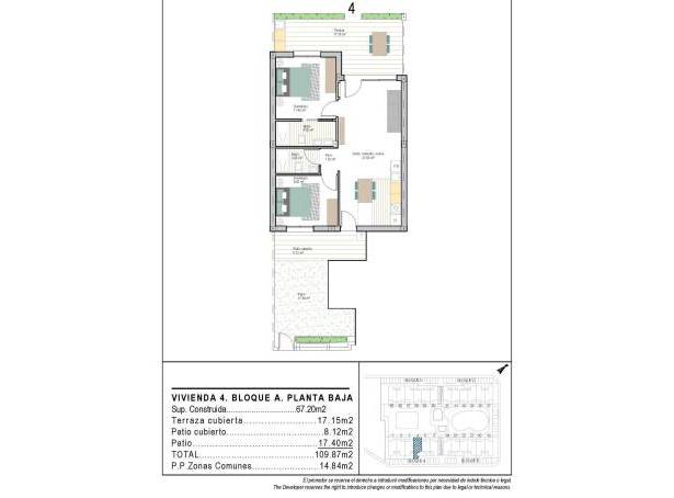 For sale - Apartment - San Javier & San Pedro Del Pinatar - San Cayetano