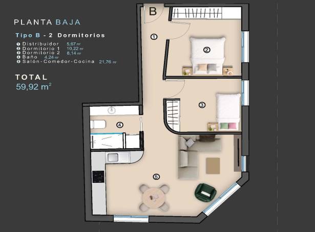 For sale - Apartment - Torrevieja - Centro