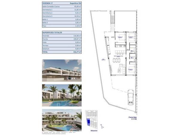 For sale - Bungalow - Pilar de La Horadada - pueblo