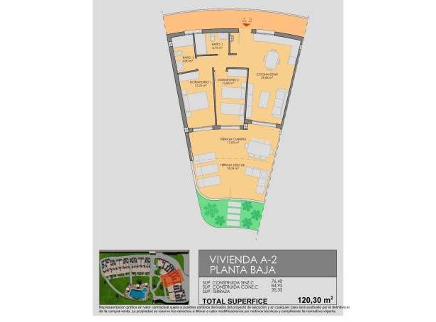 For sale - Apartment - Los Alcazares - Serena Golf Resort