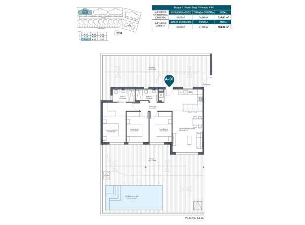 For sale - Apartment - Los Alcazares - Serena Golf Resort