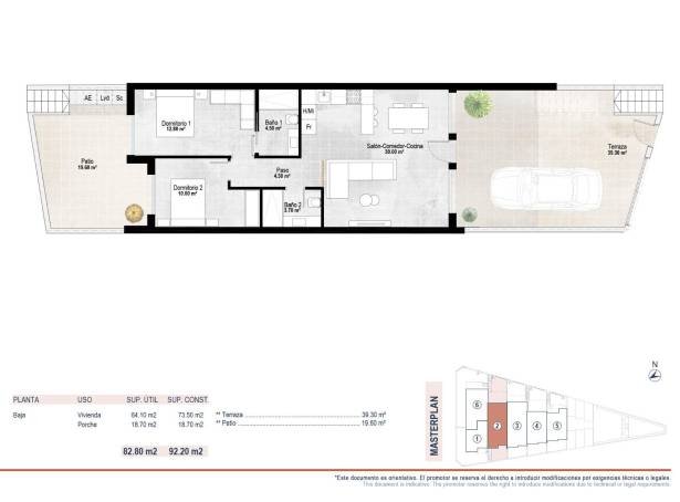 For sale - Bungalow - San Javier & San Pedro Del Pinatar - San Pedro Del Pinatar & Lo Pagan