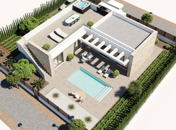 For sale - Detached Villa - Fuente Alamo - Hacienda Del Alamo Golf Resort