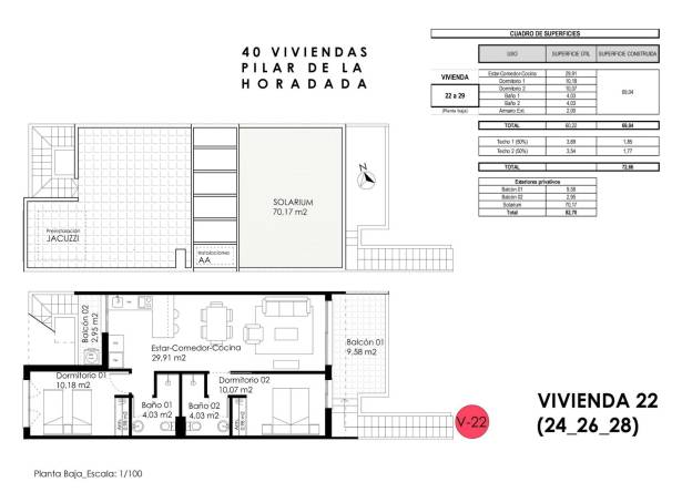 For sale - Bungalow - San Javier & San Pedro Del Pinatar - San Pedro Del Pinatar & Lo Pagan
