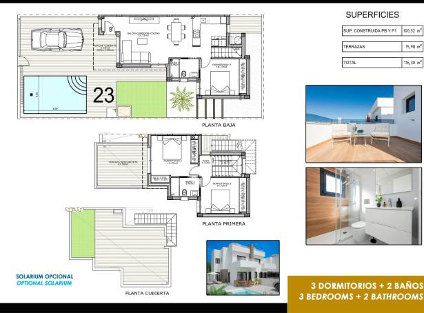 For sale - Villa - Guardamar & Vega Baja - Vistabella Golf