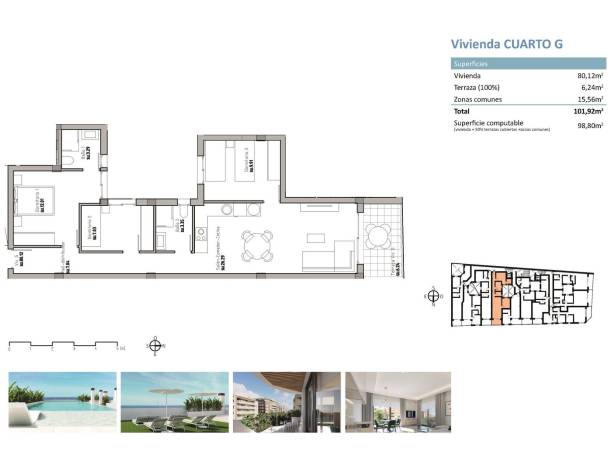 For sale - Penthouse - Guardamar del Segura - Pueblo