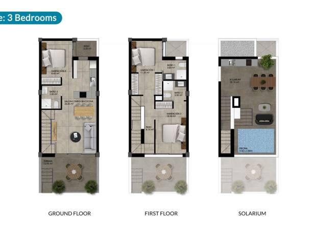 For sale - Townhouse / Terraced - Guardamar & Vega Baja - Dolores
