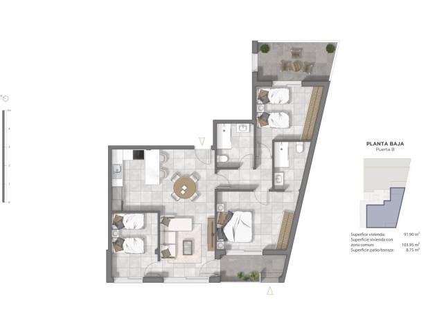 For sale - Apartment - Guardamar del Segura - Pueblo