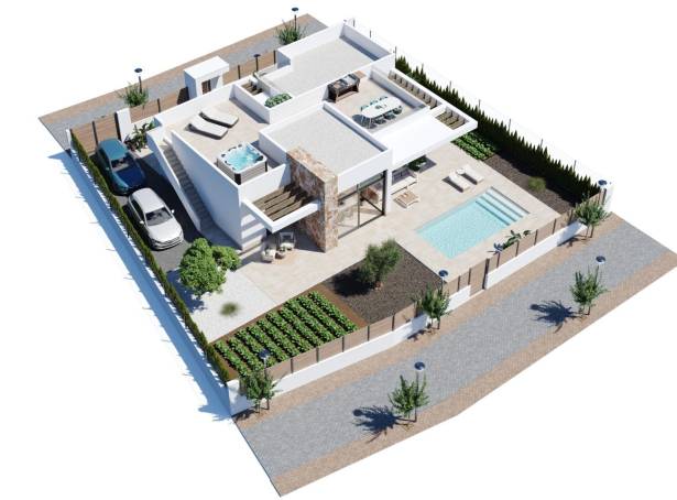 For sale - Detached Villa - Fuente Alamo - Hacienda Del Alamo Golf Resort