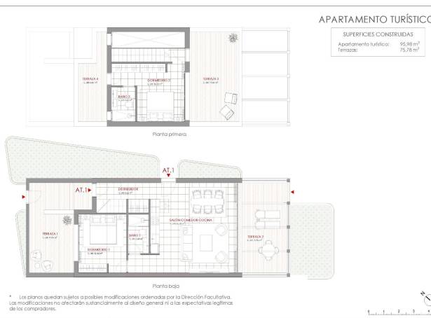 For sale - Semi Detached / Linked Villa - Cartagena - La Manga Club (Golf Resort)